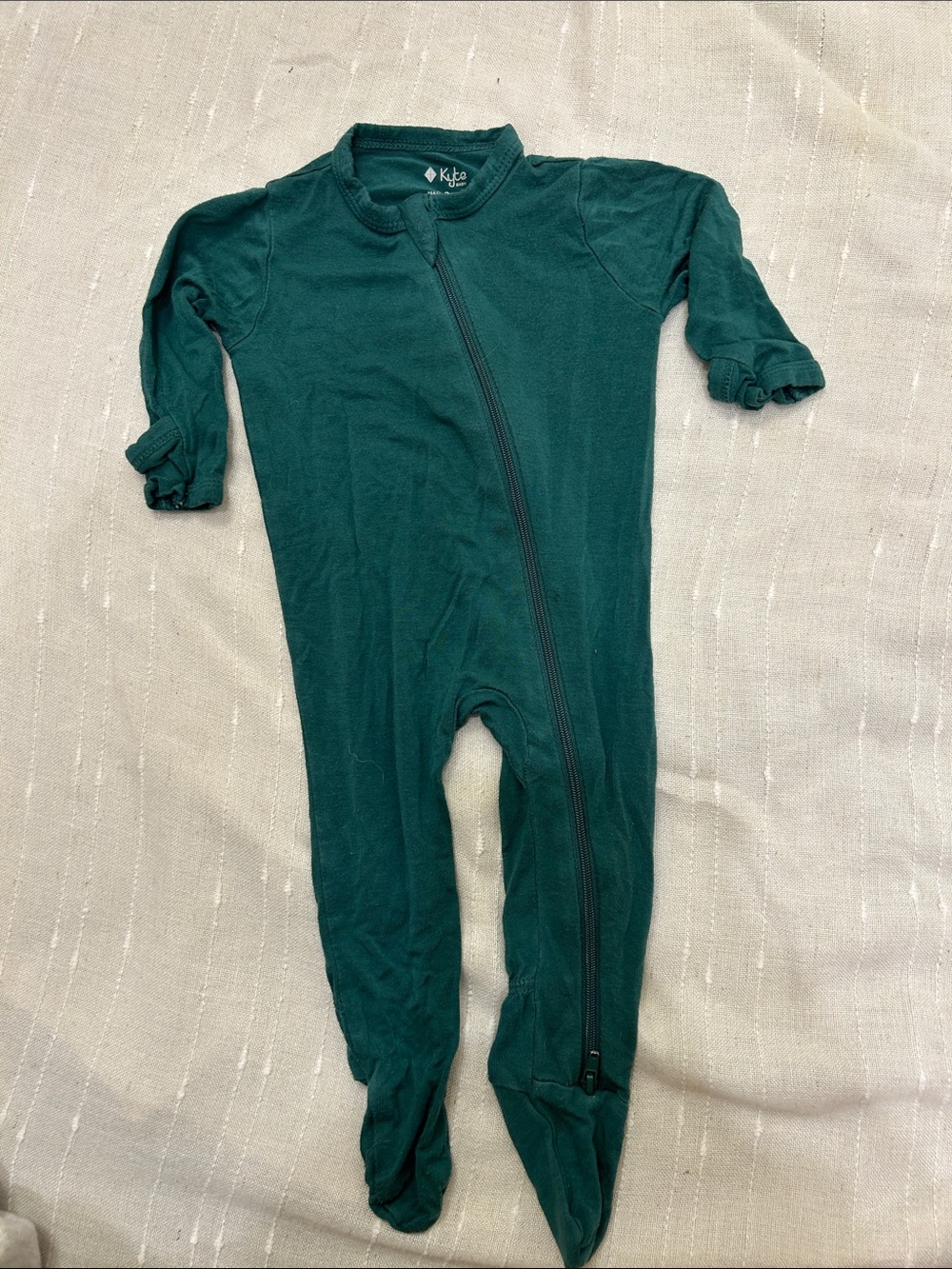 Kyte baby green footie 0-3